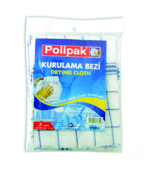 Prosoape pentru veselă 45x45 cm, 3 bucăți, POLIPAK
